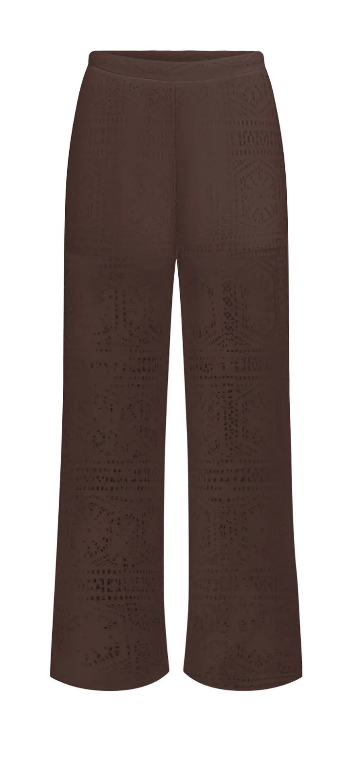 Only lian lace wide pants