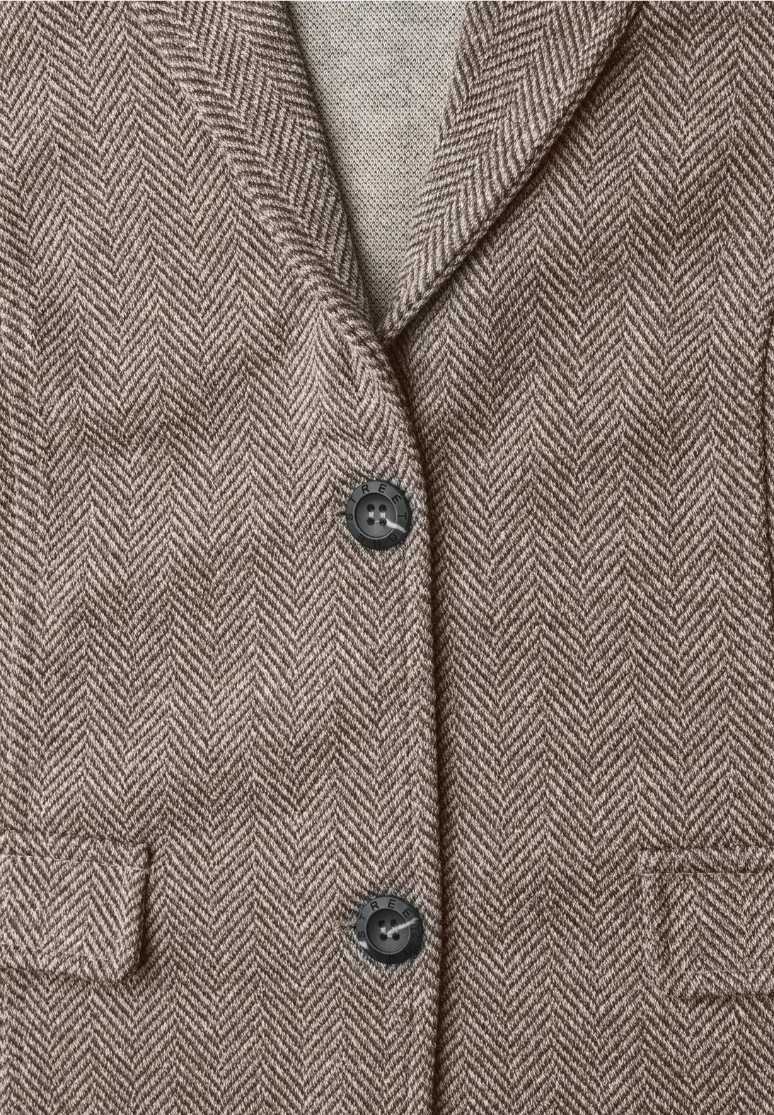 Street/Ibe Basic Blazer with lapel Collar