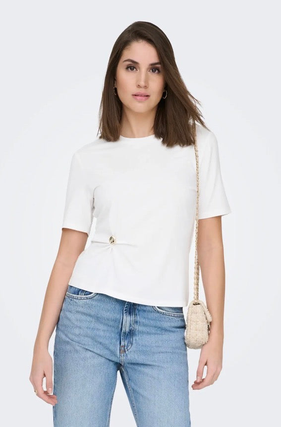 Only Elena Stud Tie Top