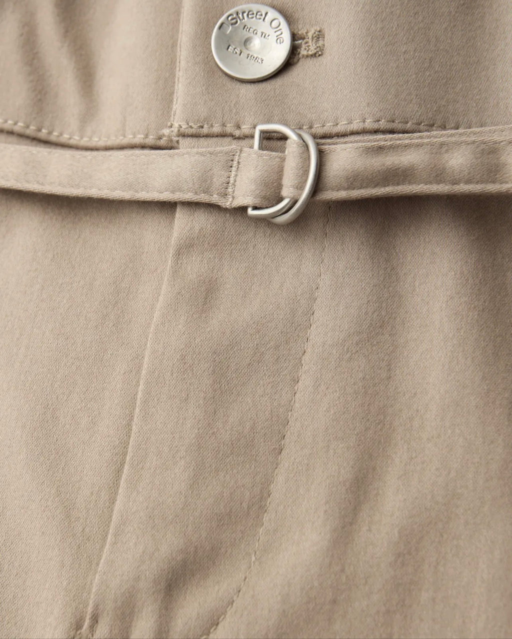 Street one Straight leg cropped trousers