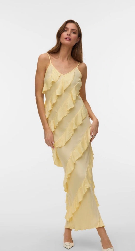 Vero Moda Icelyn Ruffle Maxi Dress