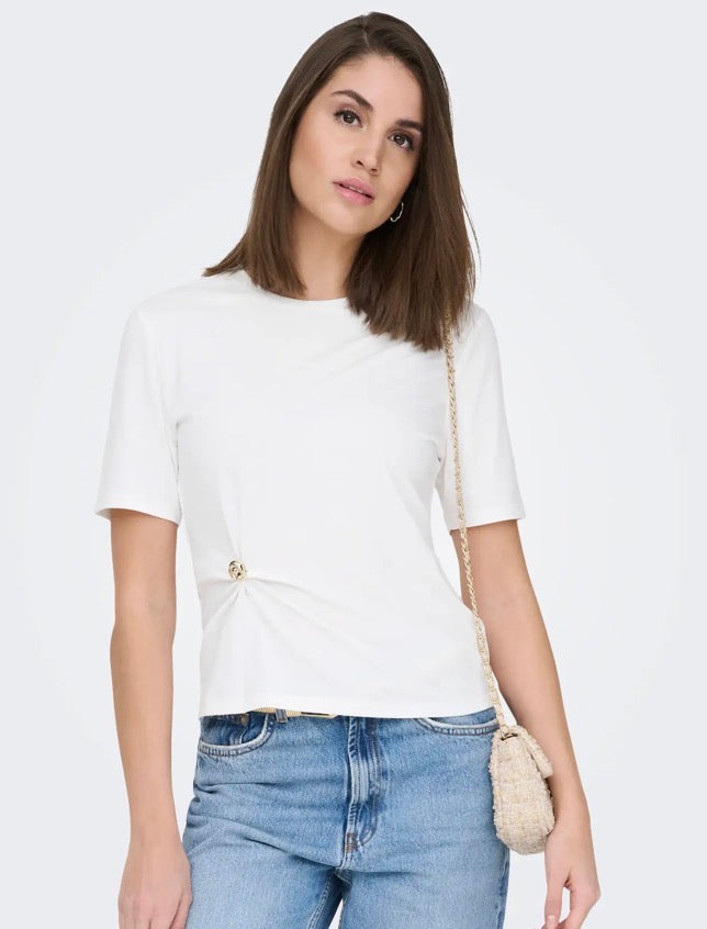 Only Elena Stud Tie Top