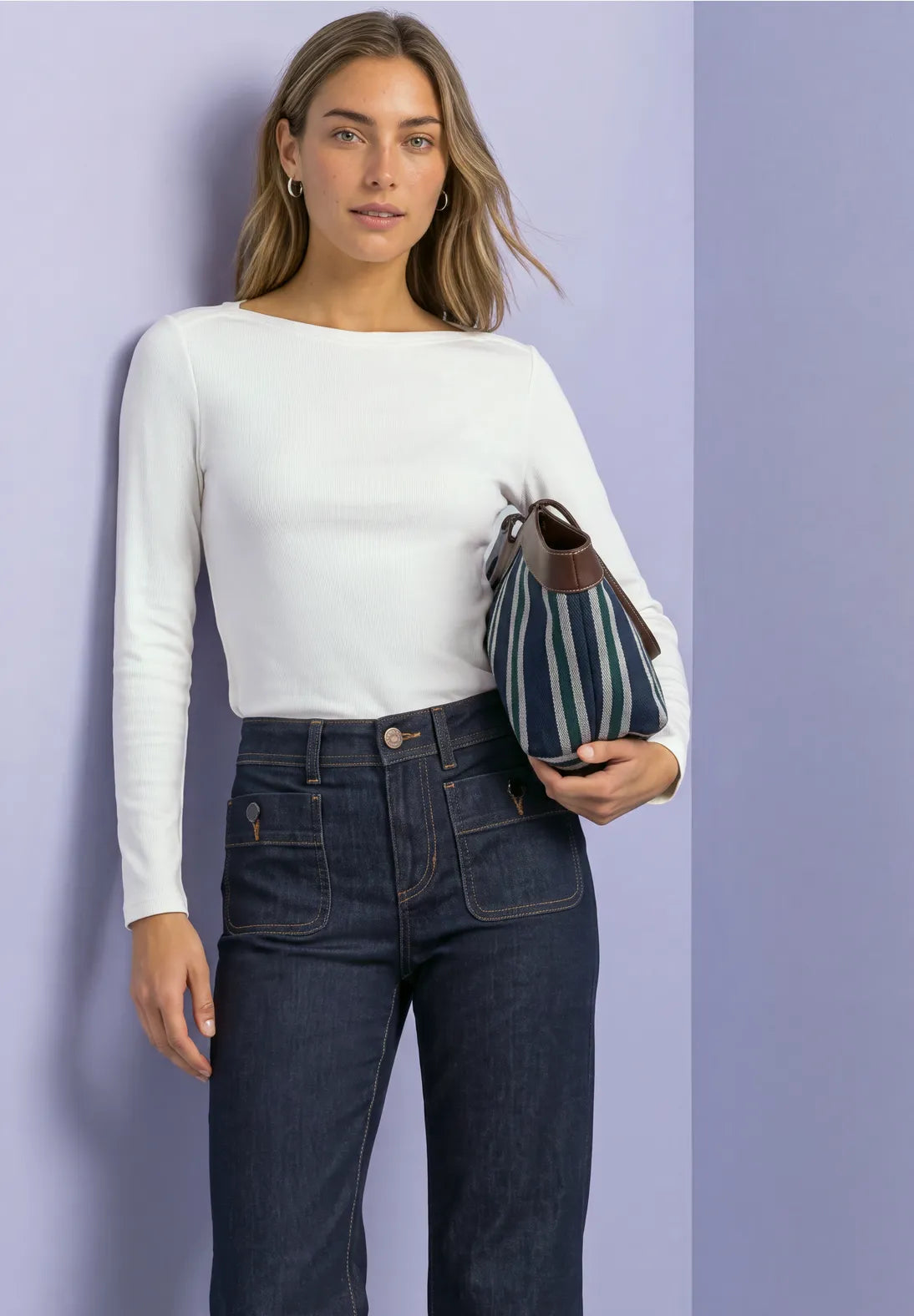 Street-one basic top with boat neck