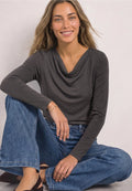 Street one Cowl neck ls top