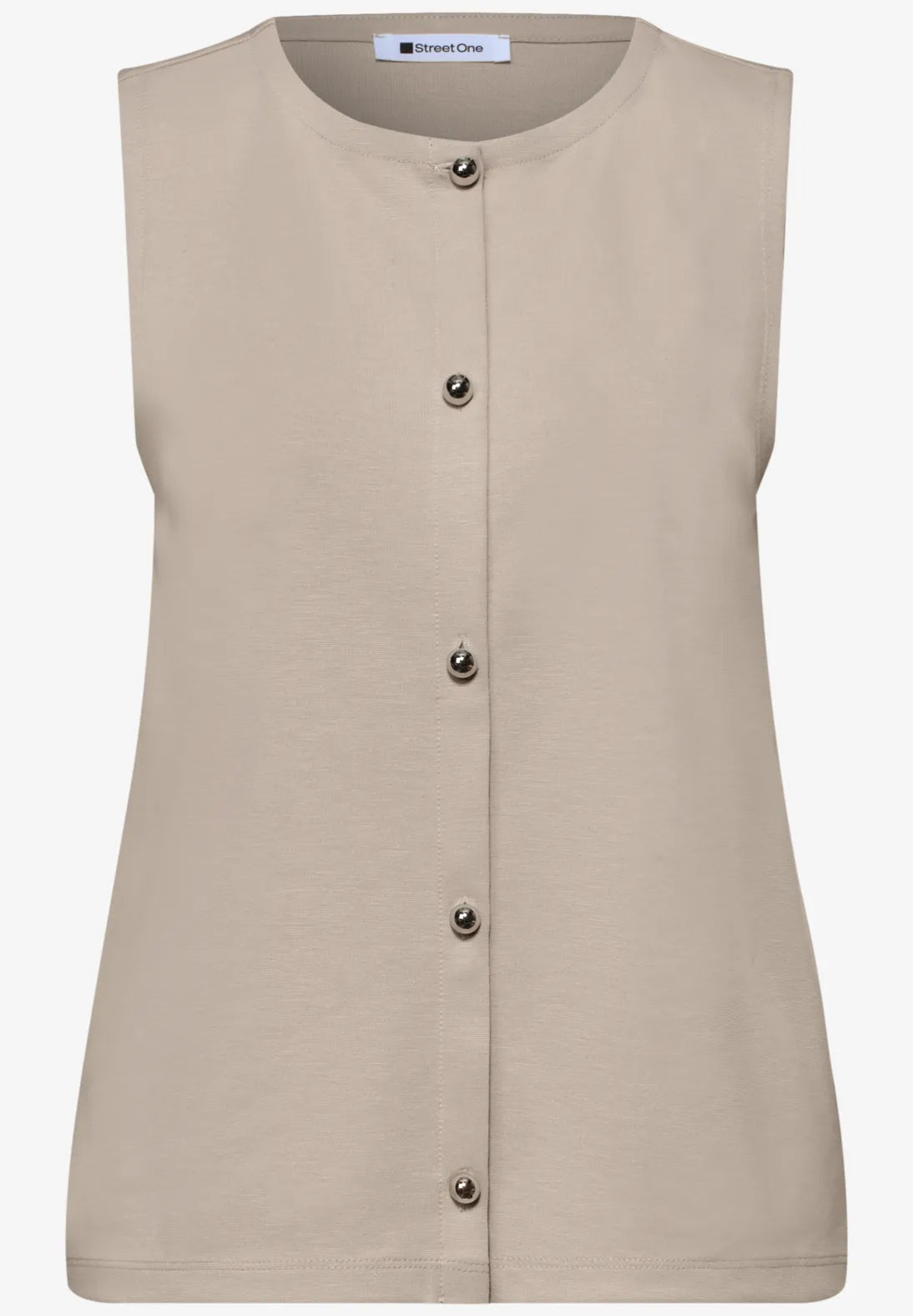 Street-One Jersey Vest Round Neck