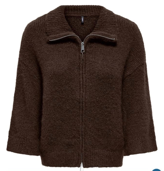 Only Maggi 3/4 Zip Knit