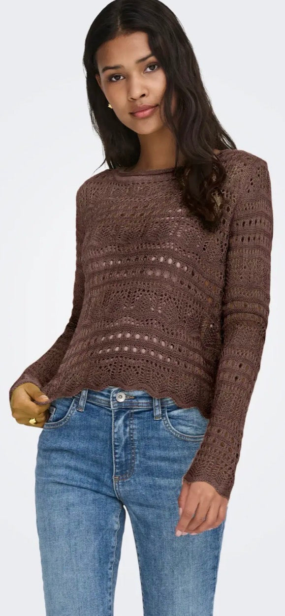 Jdy sun lay boatneck pullover