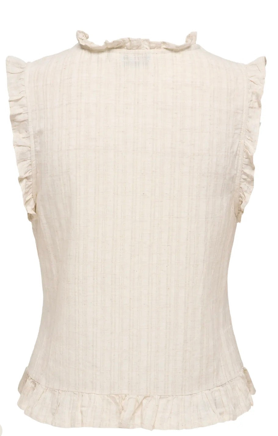 Only Ellys S/L Frill Top