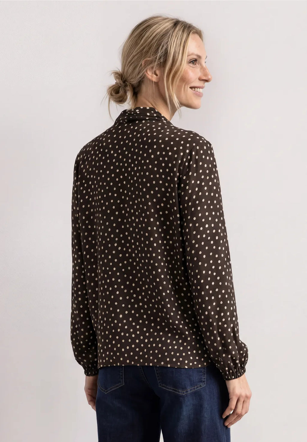 St-one poka dot blouse