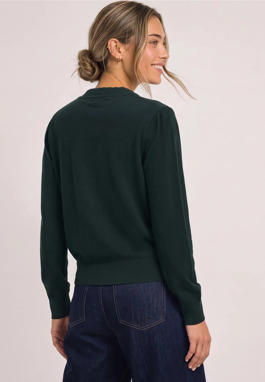 Street-one Long sleeved sweater with turtleneck and ruching