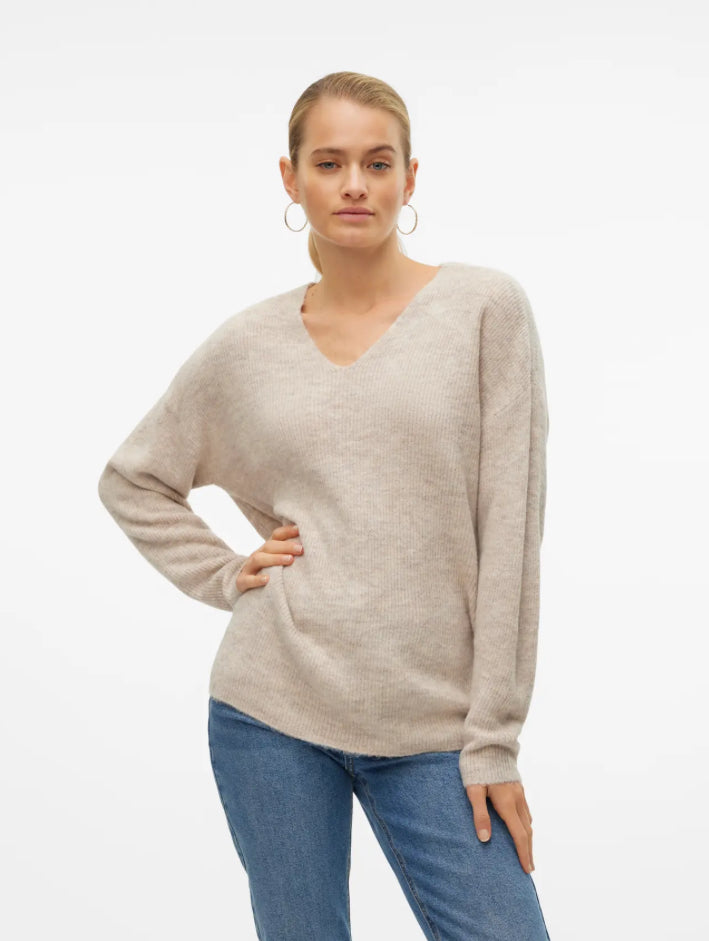 Crewslefile V-Neck Jumper