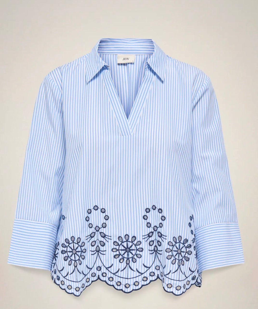 Jdy Billie L/S embroidery top