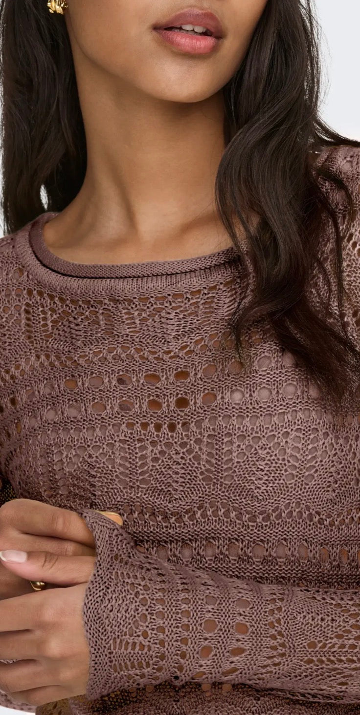 Jdy sun lay boatneck pullover