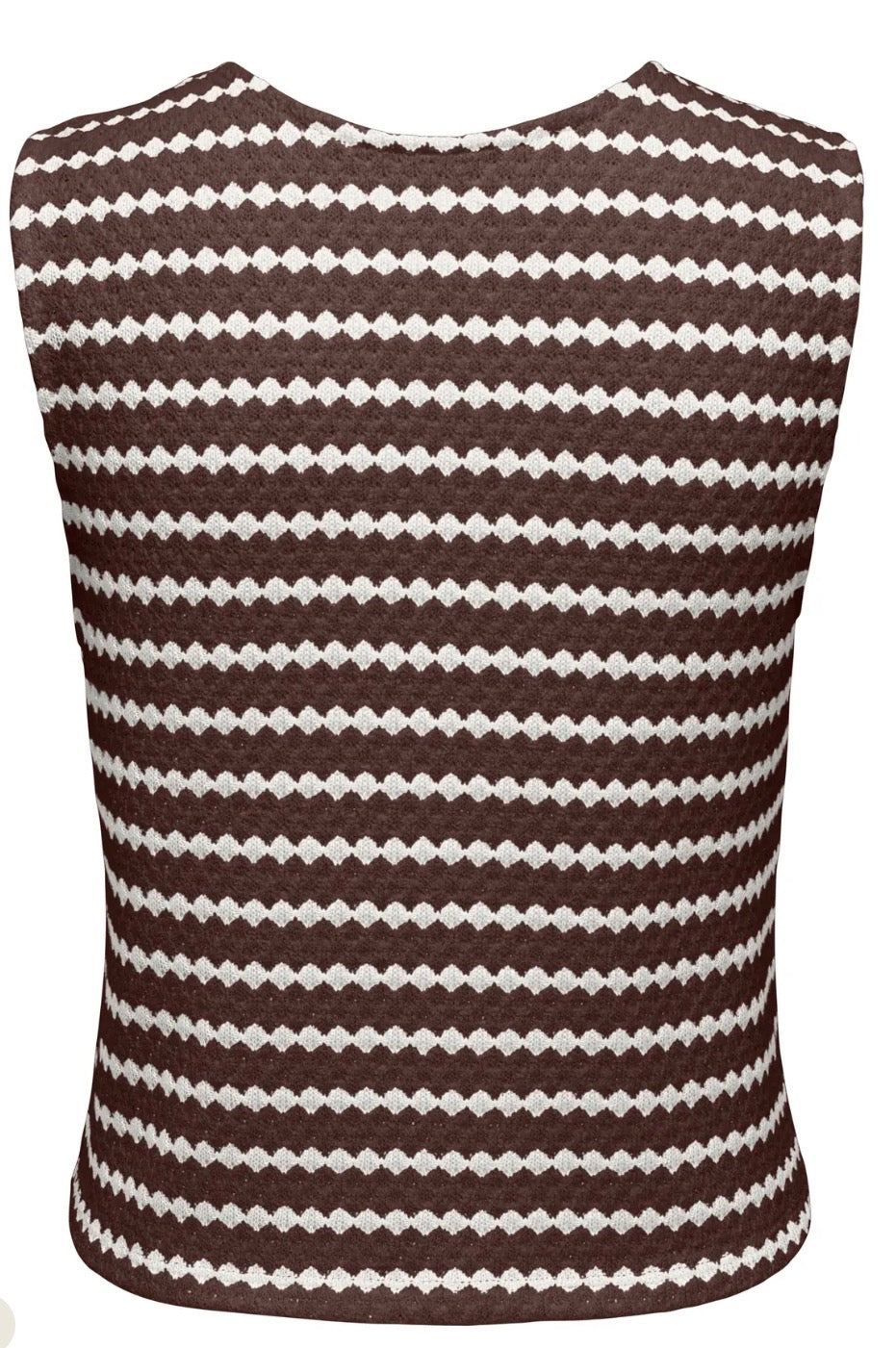 Only Leva Sil Short Stripe vest