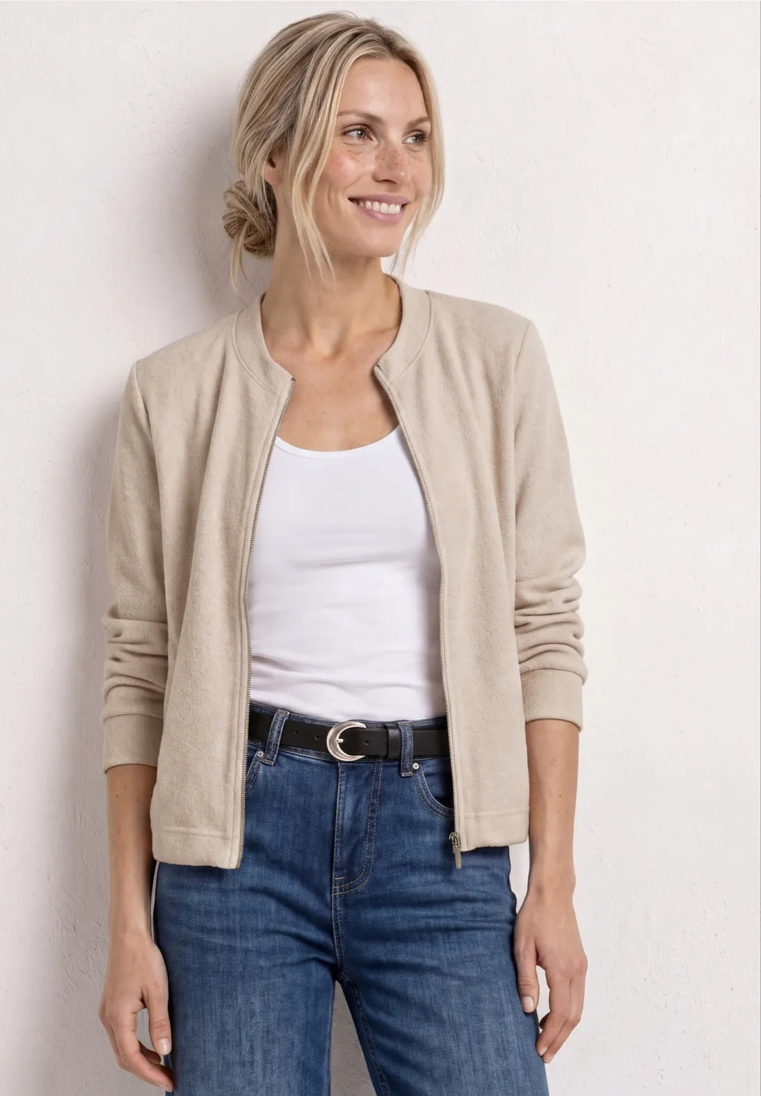 Steet-One Long Sleeve Knitted Jacket