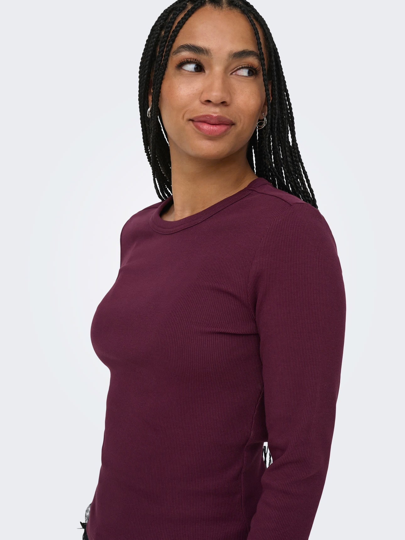 Only call/s o-neck basic top