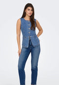 Only Giulina Denim Waostcoat