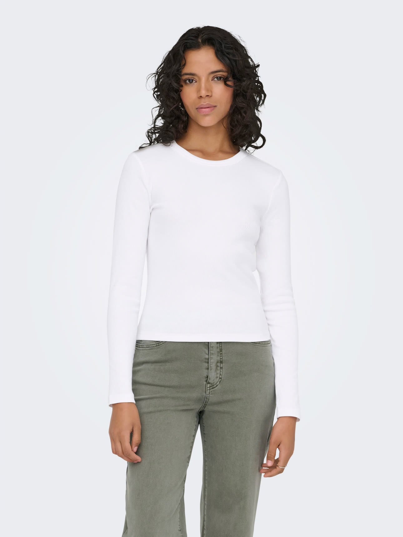 Only call/s o-neck basic top