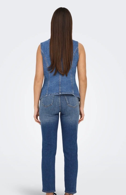 Only Giulina Denim Waostcoat