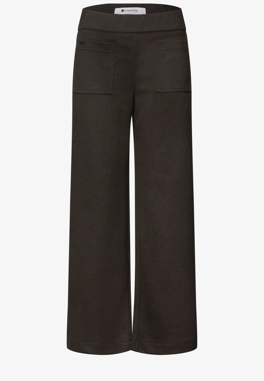 Street-one Wide leg trousers with front pockets