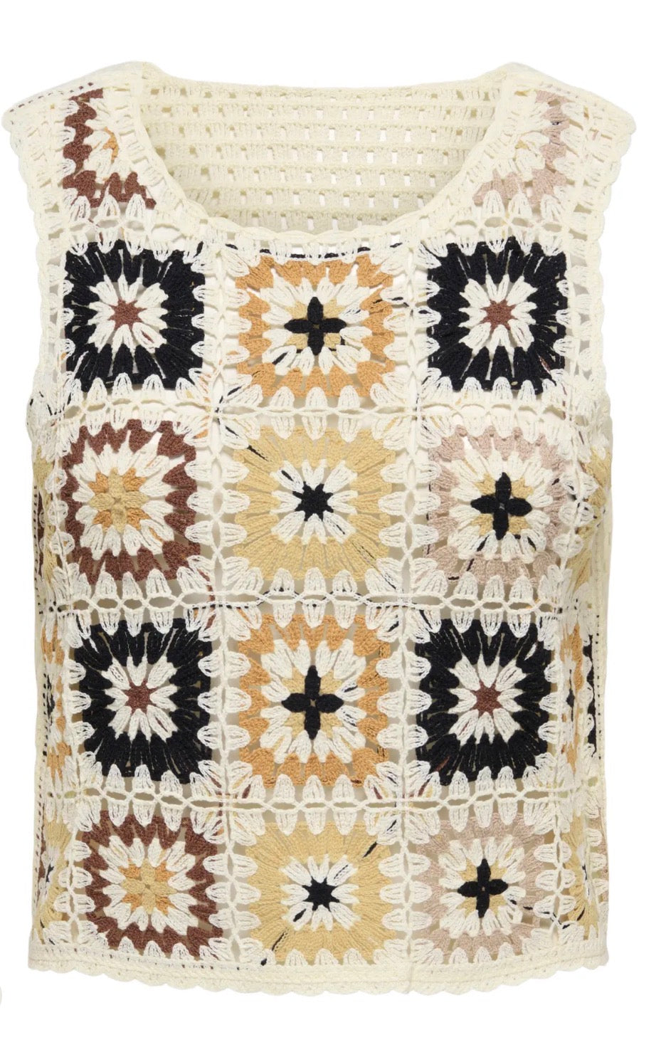 Only Bolette Crochet tank top