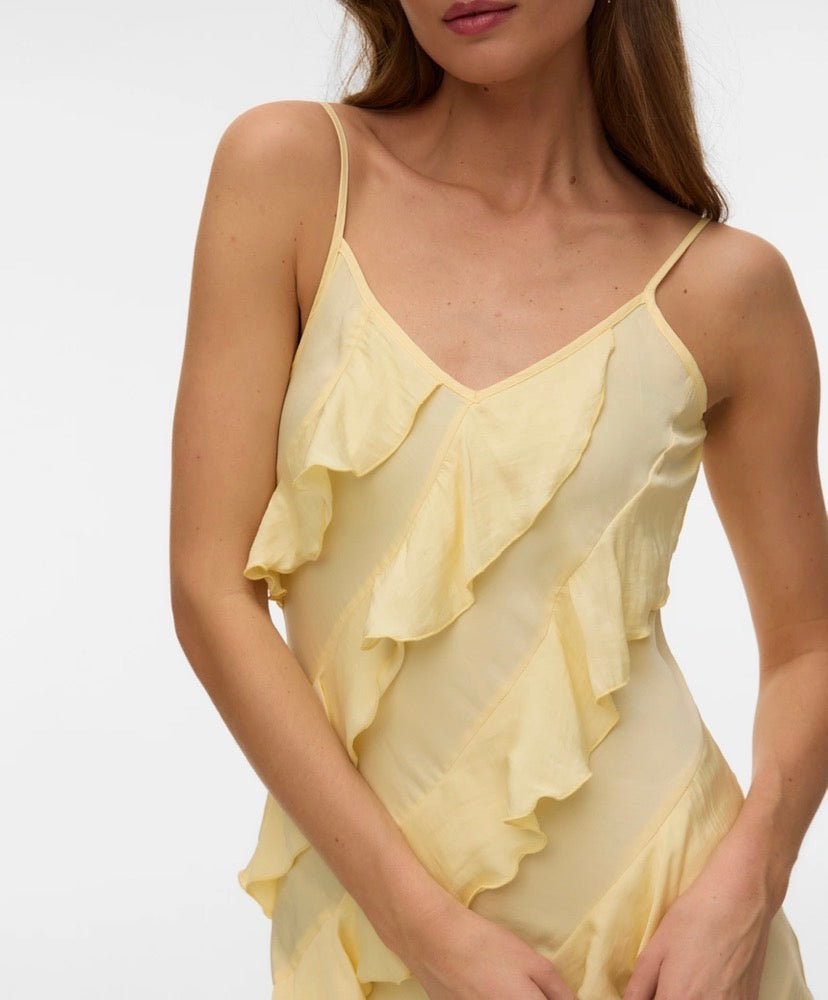 Vero Moda Icelyn Ruffle Maxi Dress