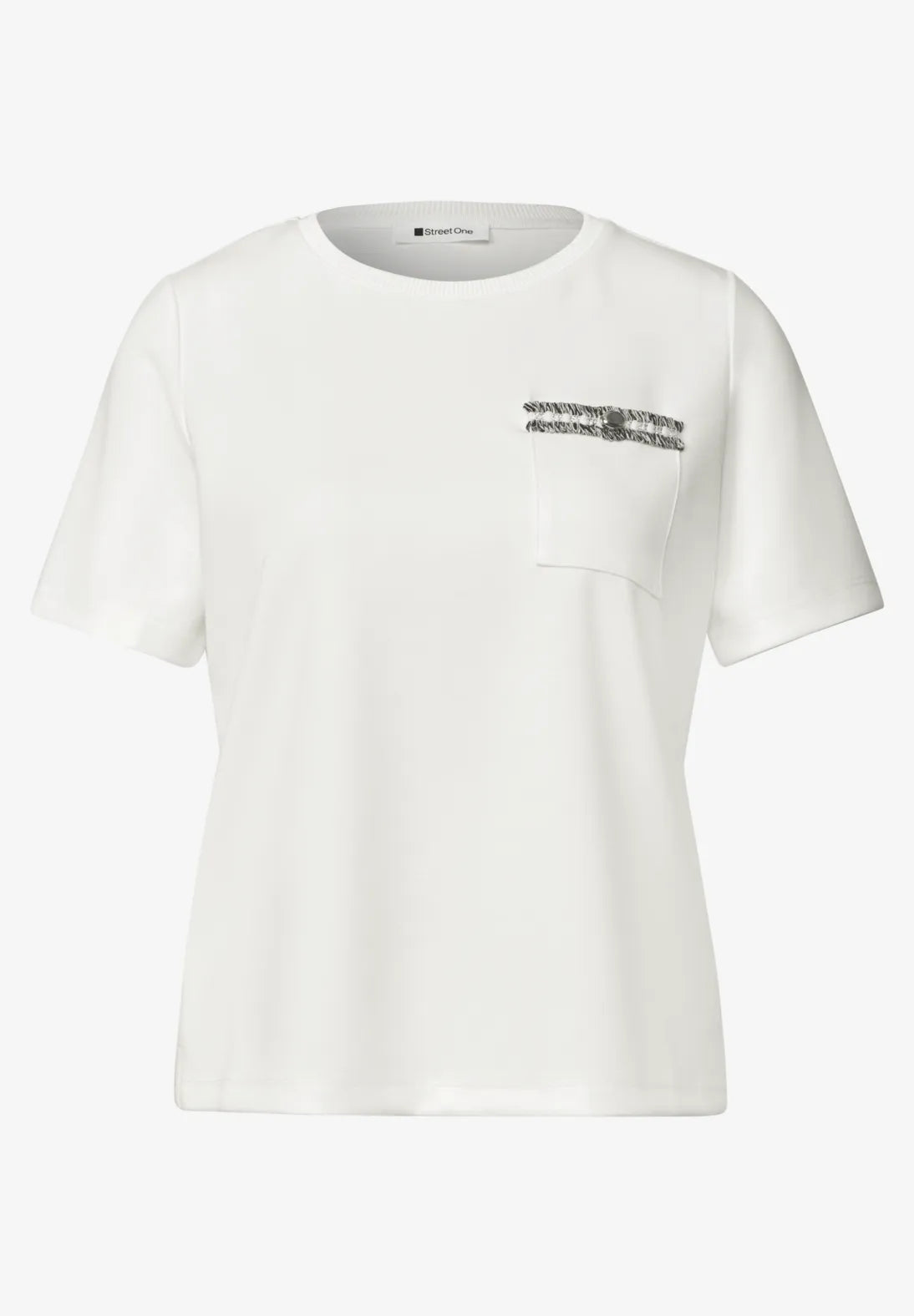 Street-One T-Shirt with pocket detail
