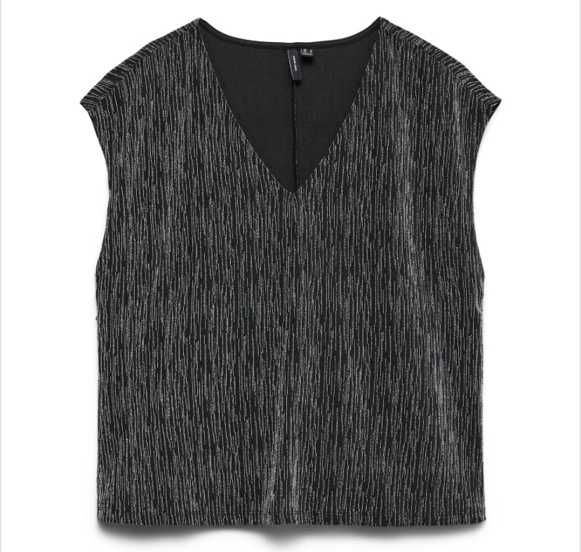 Vero Moda Rita V-Neck Sparkel Top