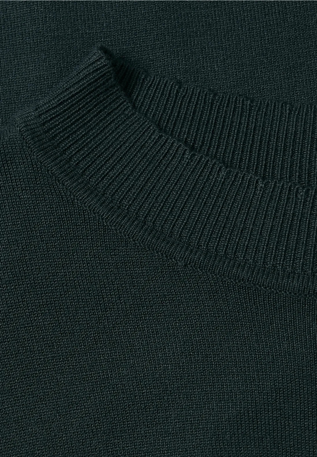 Street-one Long sleeved sweater with turtleneck and ruching