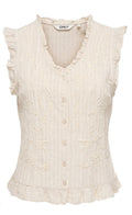 Only Ellys S/L Frill Top