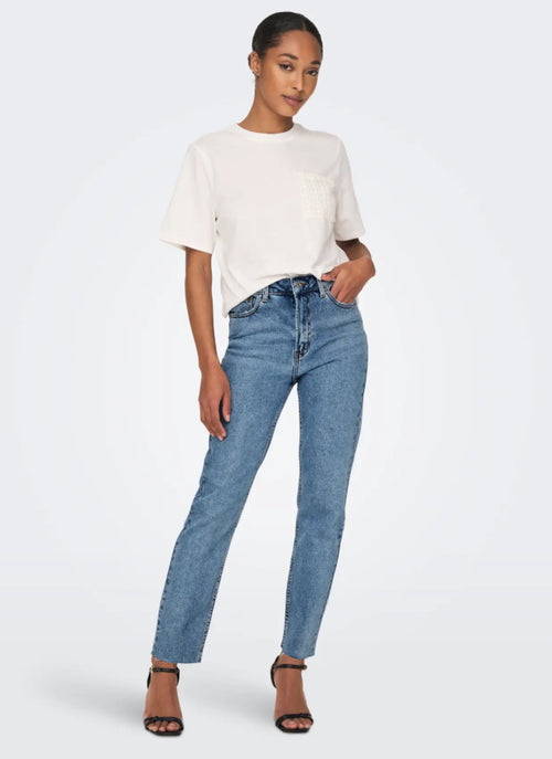 Emily Straight Leg Light Denim Jean