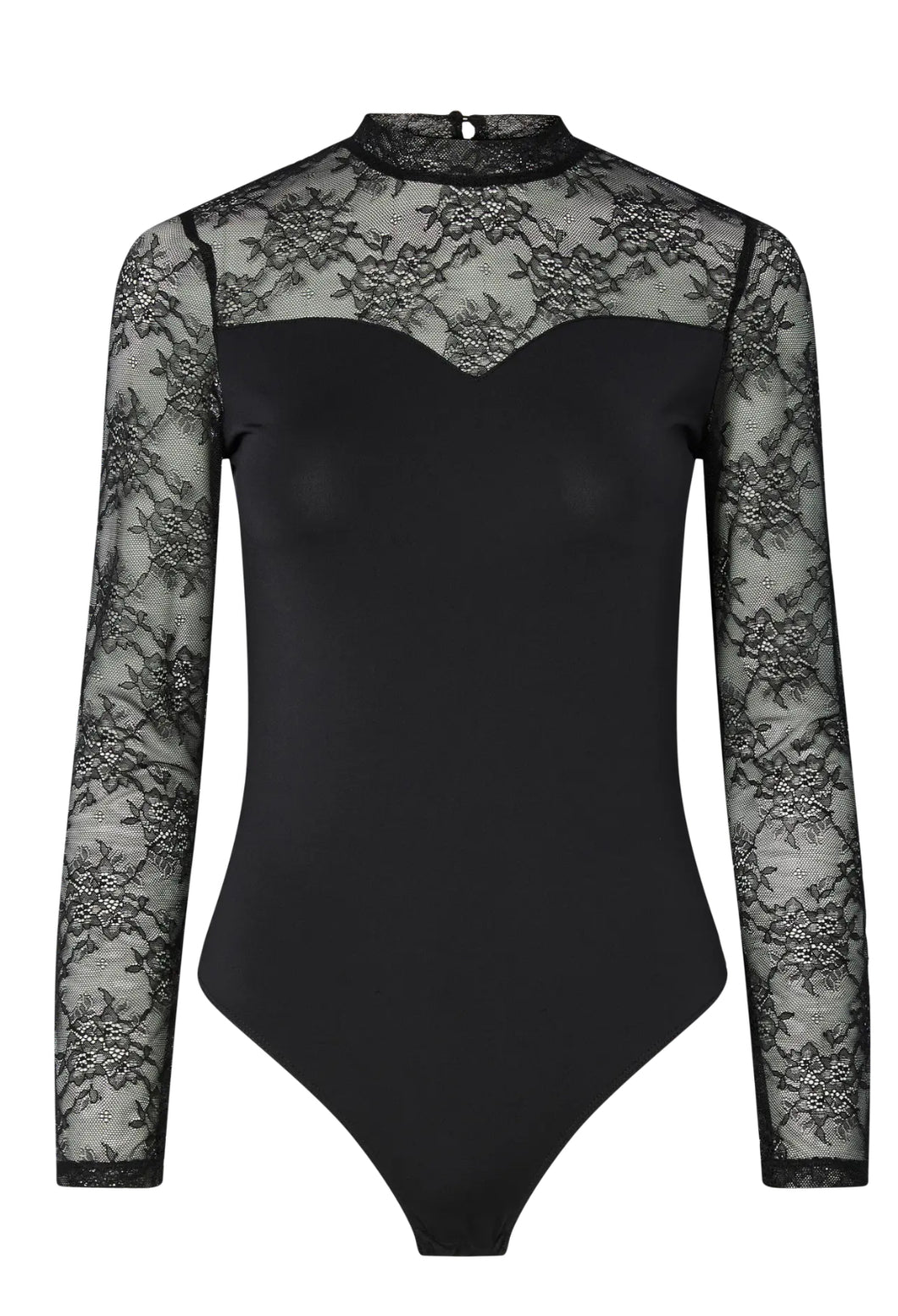 Pieces milky L/S bodysuit