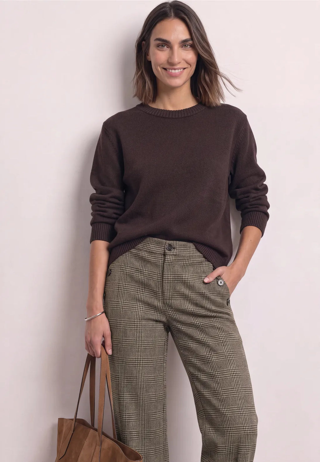 Street-one Check trousers