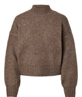 Pieces Aico Short High Neck Knit