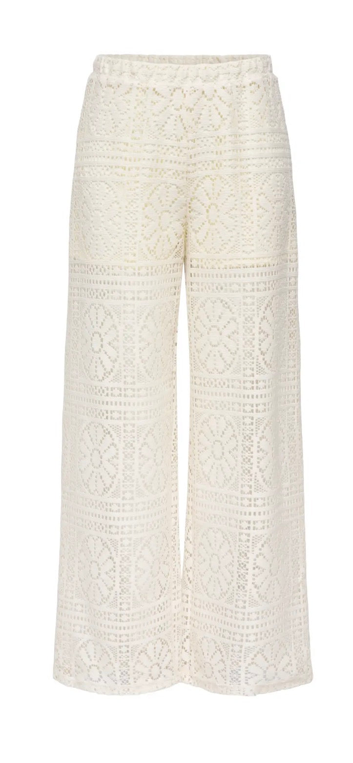 Only lian lace wide pants