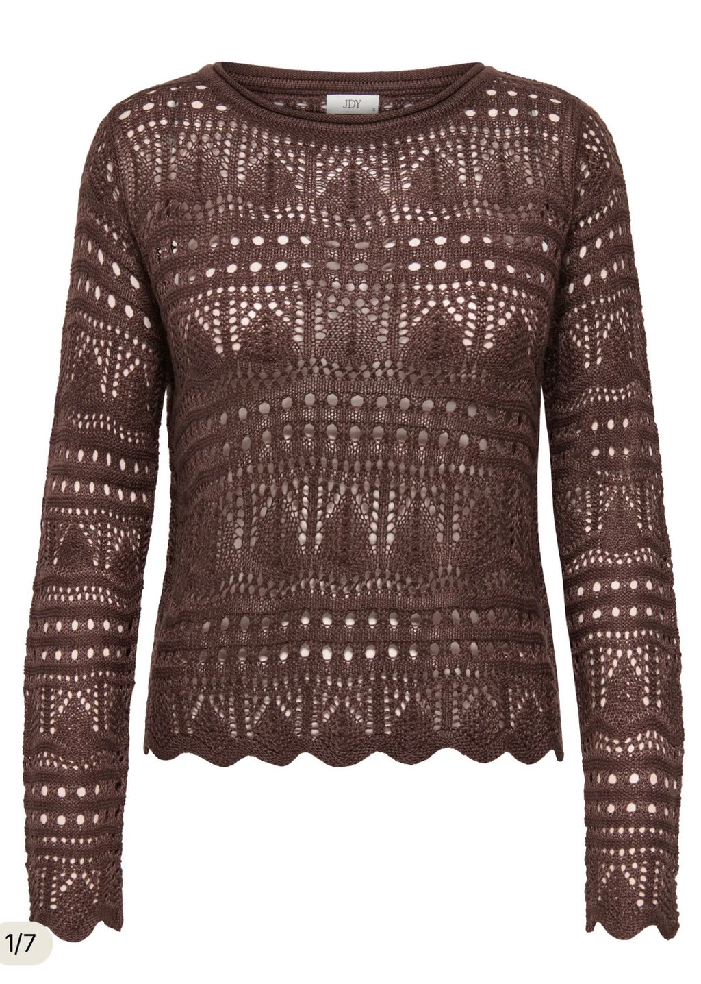 Jdy sun lay boatneck pullover