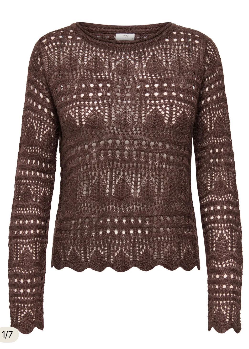 Jdy sun lay boatneck pullover