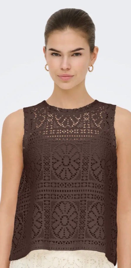 Only lian lace tank top