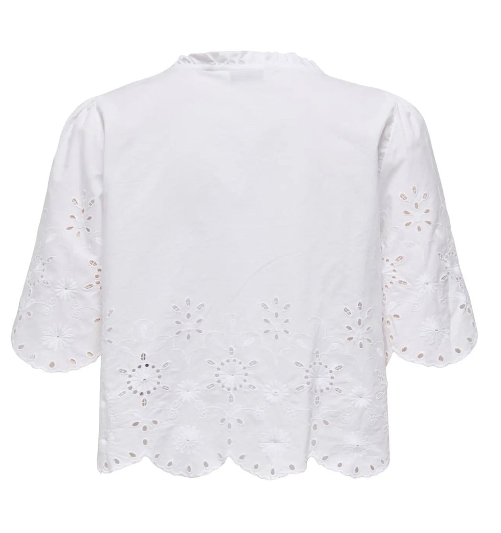 Only Miffy s/s emb tie top