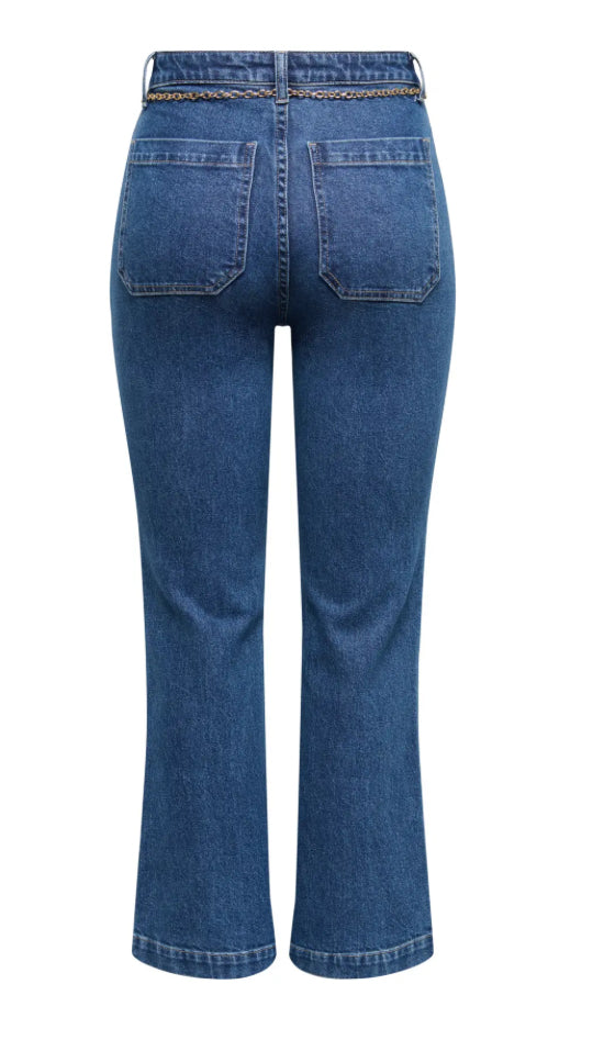 Only Emily Cropped Flared Jeans