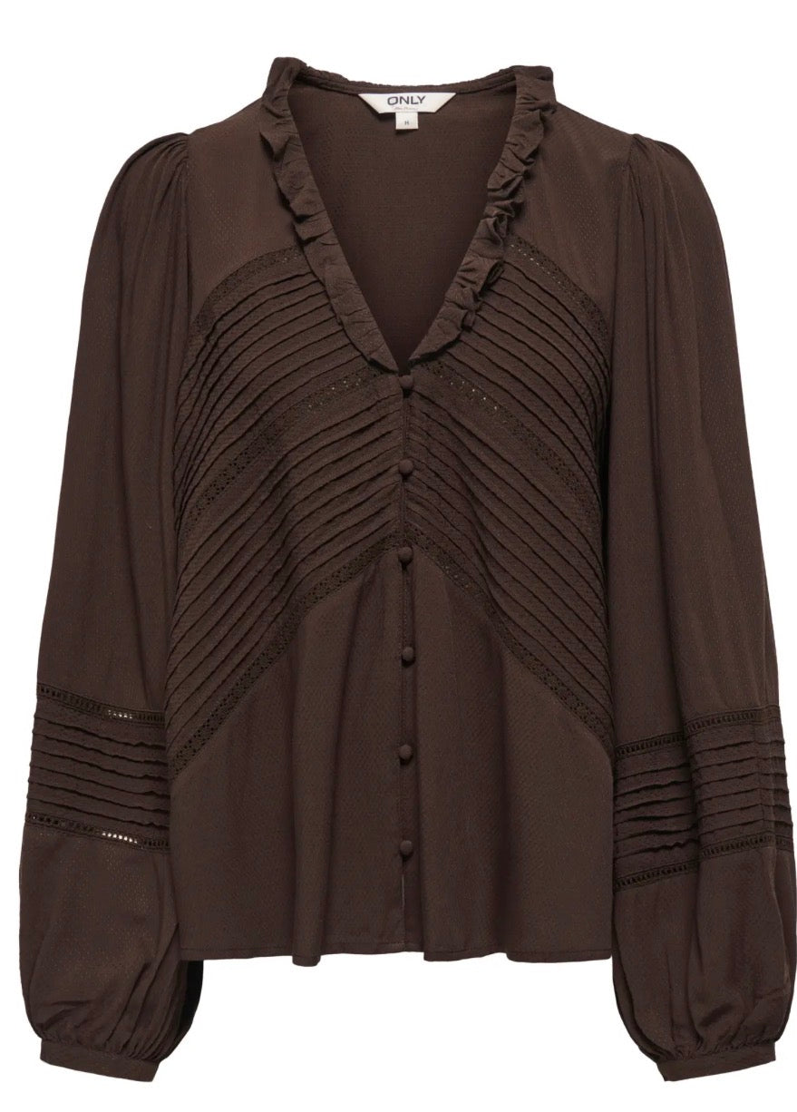 Only Eugina L/s v neck Donny top