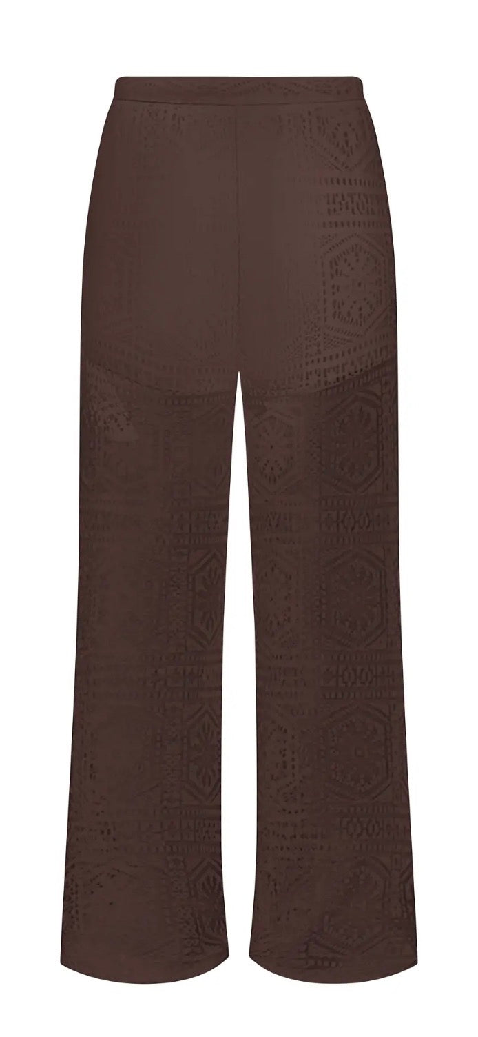 Only lian lace wide pants