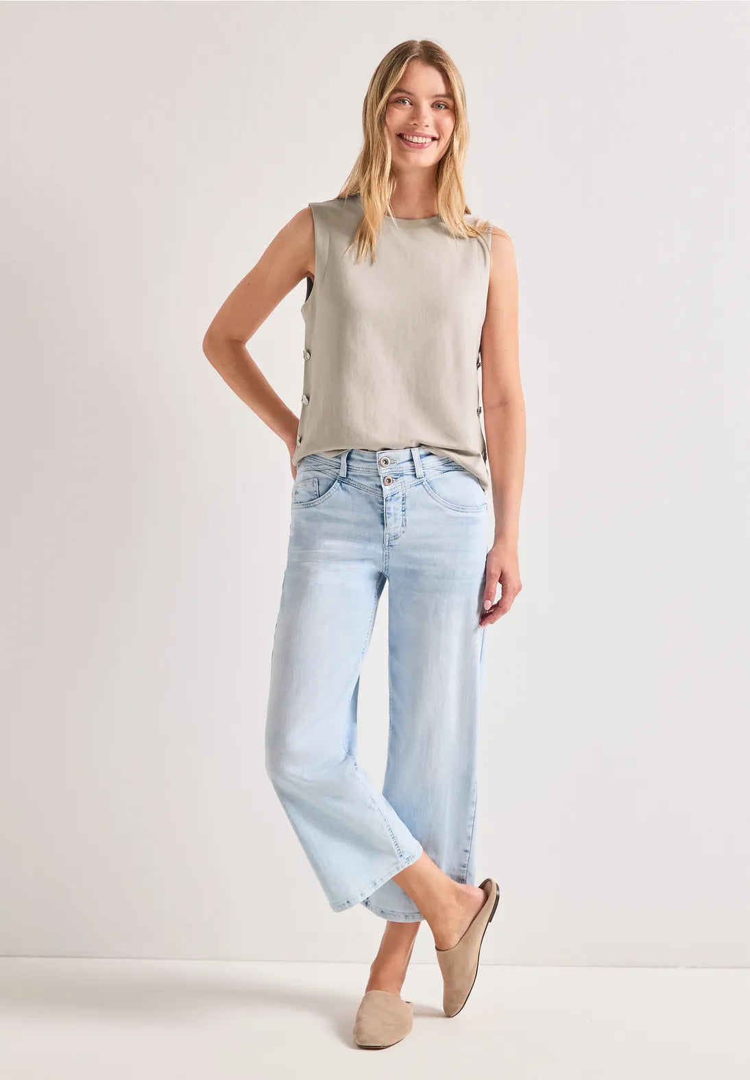 Street-One Top With Side Buttons