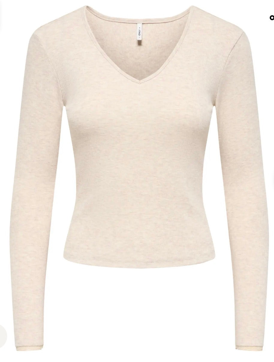 Only Miomma l/s v-neck top