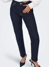 Load image into Gallery viewer, Emily Straight Leg Dark Denim Jean

