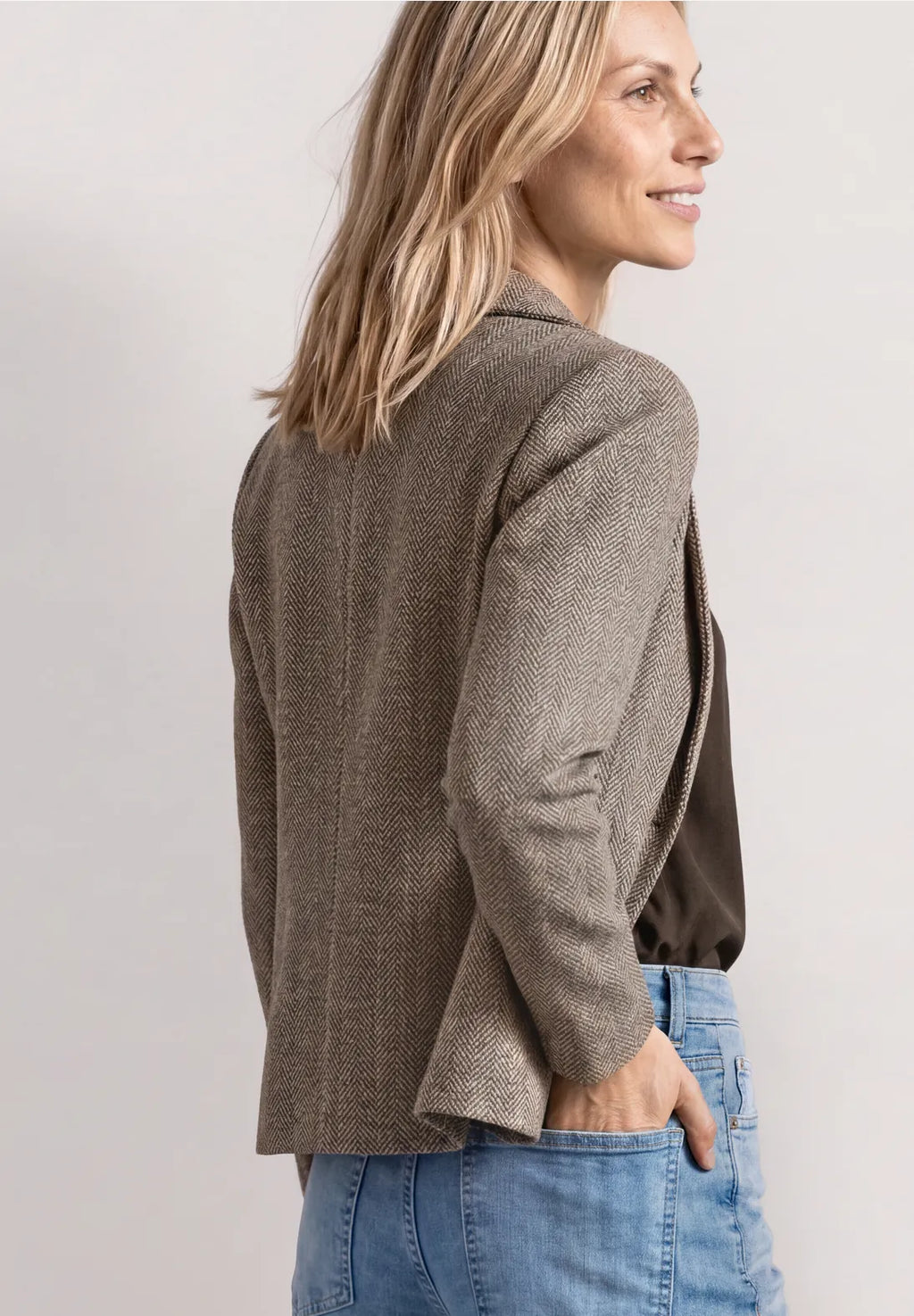 Street/Ibe Basic Blazer with lapel Collar