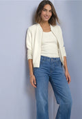 Street-one Textured 3/4 sleeve Bommer