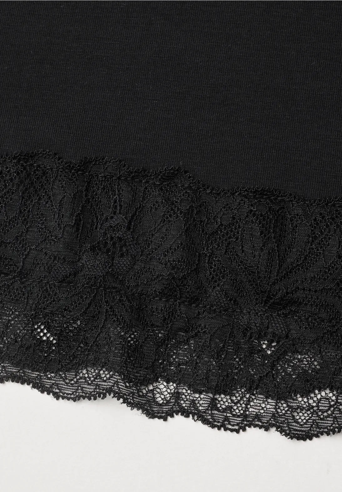 Street-one Long sleeve basic top with lace detail