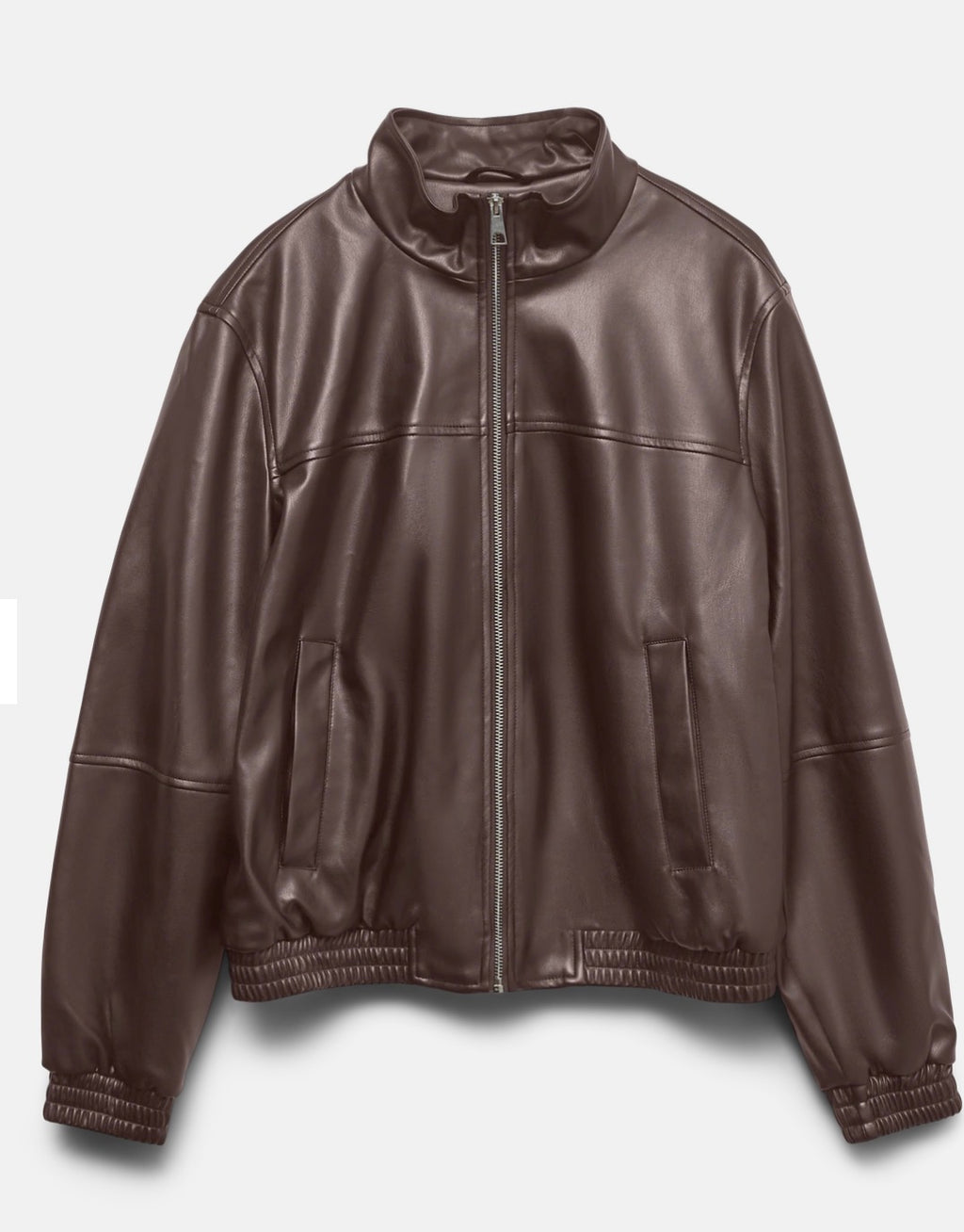 Vero Moda calaava leather Bommer jacket