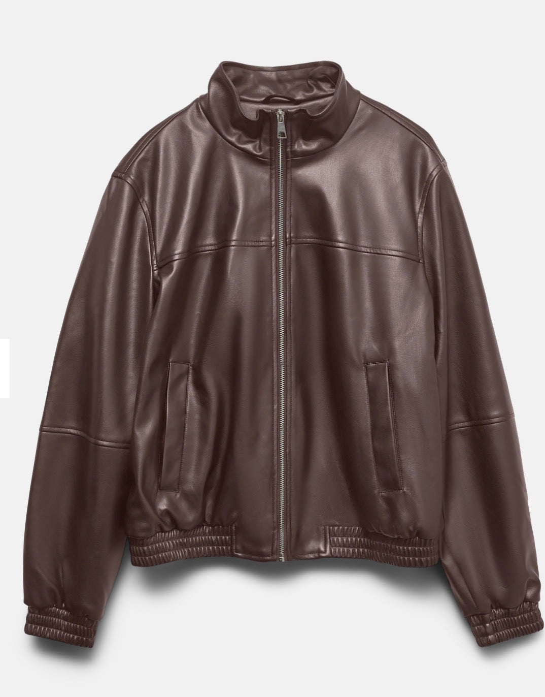 Vero Moda calaava leather Bommer jacket